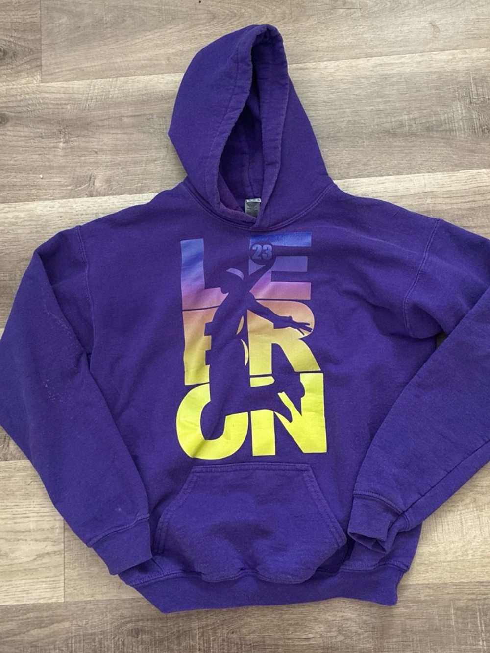 Kids’ LeBron Purple Hoodie, XL